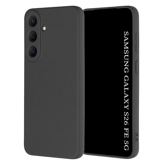 Hülle für Samsung Galaxy S26 FE / S25 FE, Techsuit, SoftFlex, Schwarz