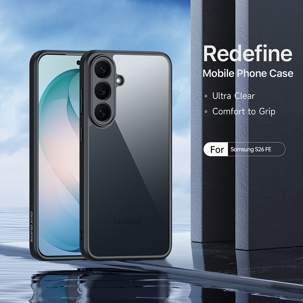 Hülle für Samsung Galaxy S26 FE S741, DUX DUCIS, Aimo, Schwarz