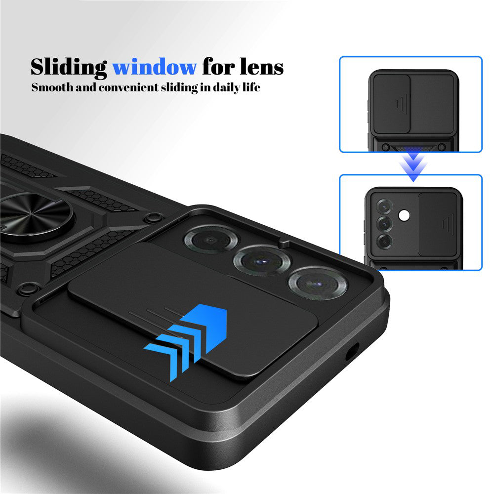 Hülle für Samsung Galaxy S26 FE S741 / S25 FE, Techsuit, CamShield, Grün