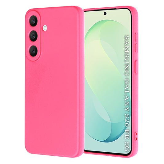 Hülle für Samsung Galaxy S26 FE S741 / S25 FE, Techsuit, SoftFlex, Dunkelrosa