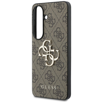 Hülle für Samsung Galaxy S26 Plus S947, Guess, 4G Big Logo, Braun