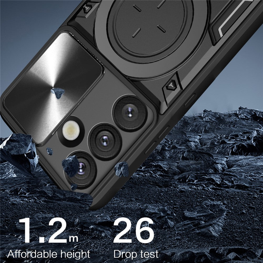 Hülle für Samsung Galaxy S26 Plus, Techsuit, CamGuard Pro, Lila