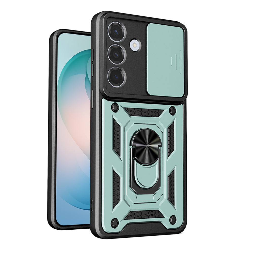 Hülle für Samsung Galaxy S26 Plus, Techsuit, CamShield, Grün