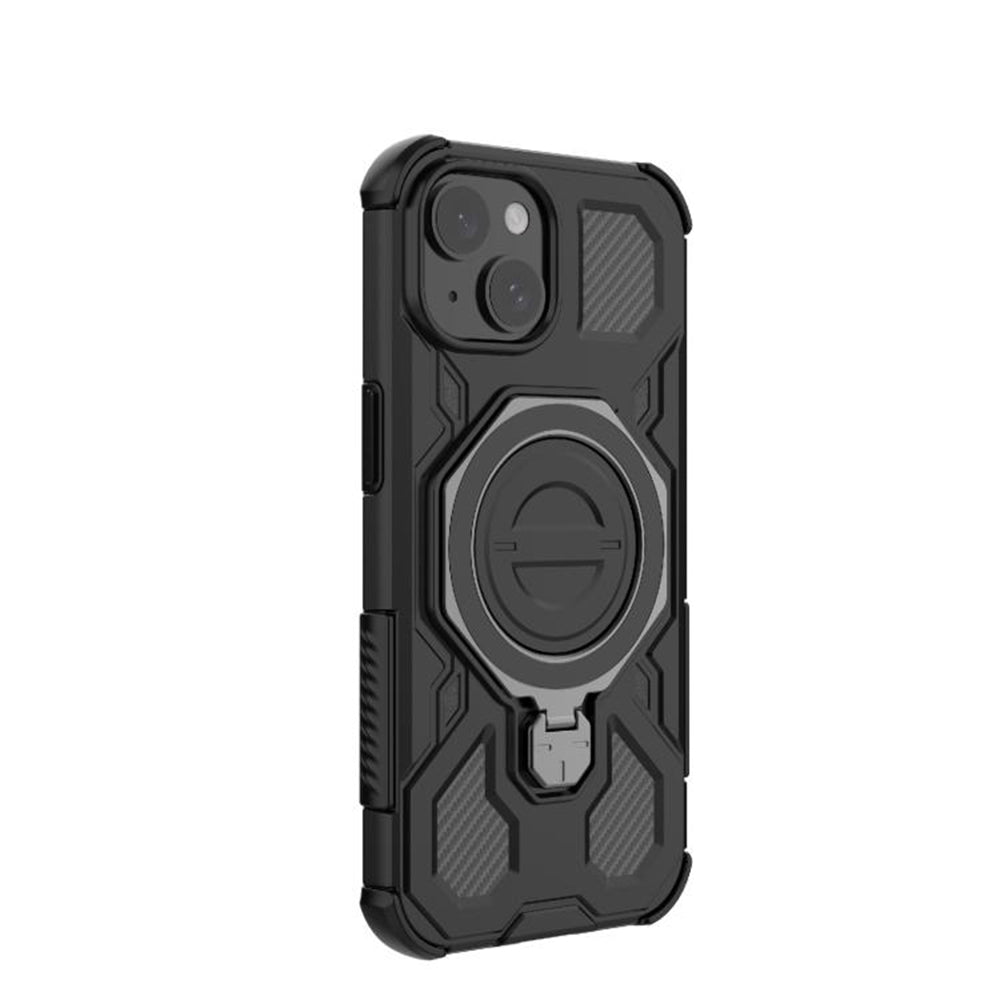 Hülle für Samsung Galaxy S26 Plus S947, Techsuit, Carbon Shield Pro, Schwarz