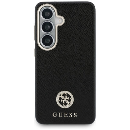 Hülle für Samsung Galaxy S26 S942, Guess, Rhinestone Round Logo, Schwarz