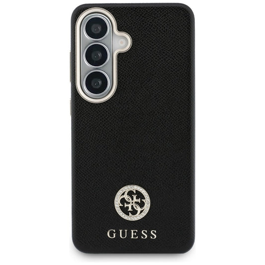 Hülle für Samsung Galaxy S26 S942, Guess, Rhinestone Round Logo, Schwarz