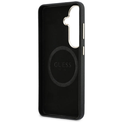 Hülle für Samsung Galaxy S26 S942, Guess, Rhinestone Round Logo, Schwarz