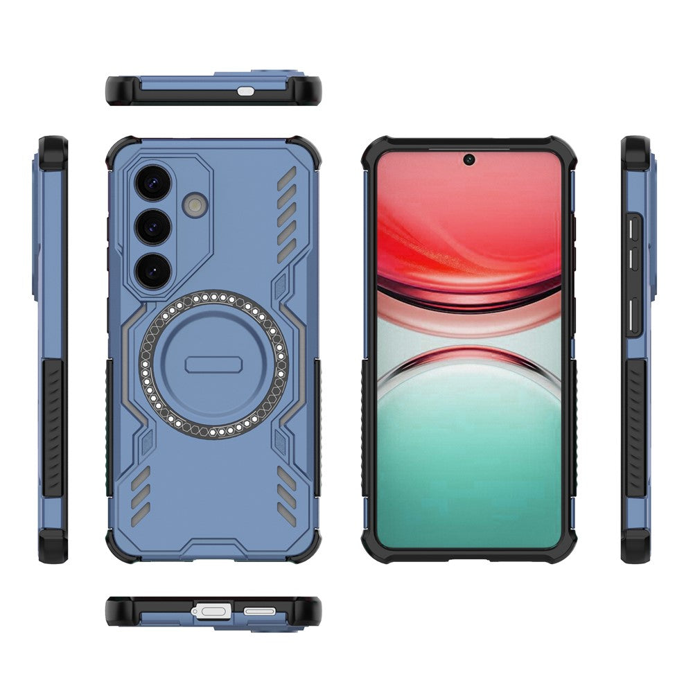 MagSafe Case for Samsung Galaxy S26, Techsuit, ArmorMag, Blue