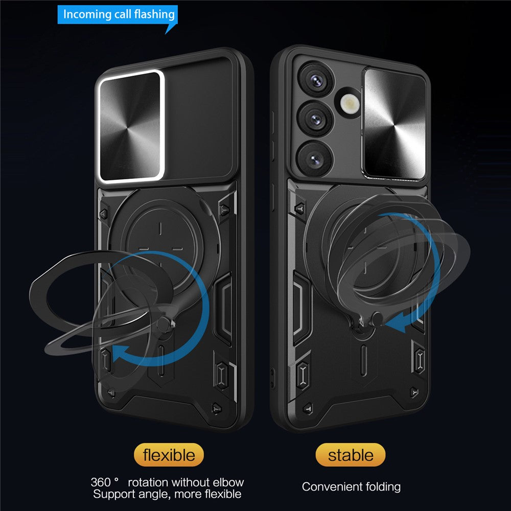 Hülle für Samsung Galaxy S26, Techsuit, CamGuard Pro, Schwarz