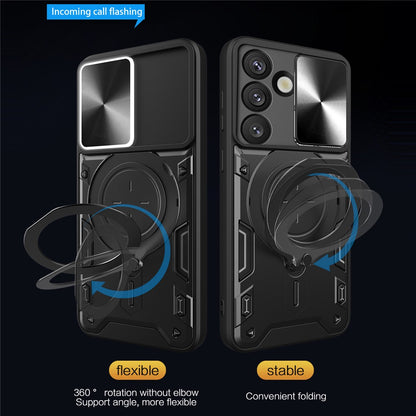 Hülle für Samsung Galaxy S26, Techsuit, CamGuard Pro, Schwarz