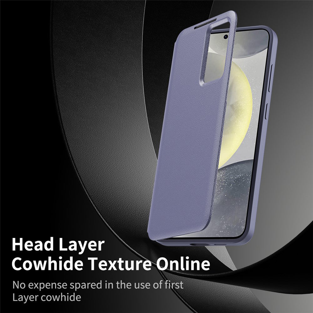 Hülle für Samsung Galaxy S26, Techsuit, SmartView, Lila