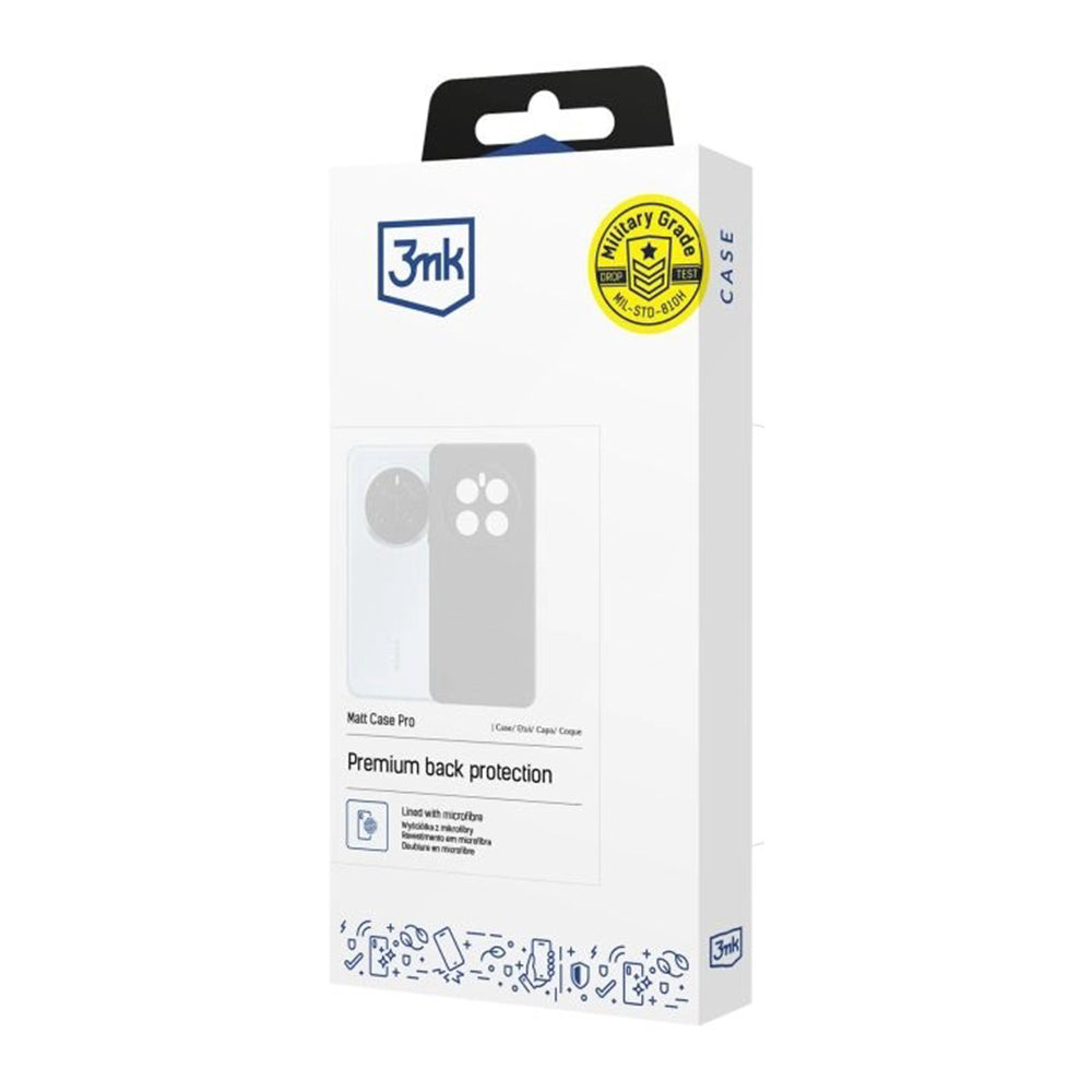 Hülle für Samsung Galaxy S26 Ultra, 3MK, Pro, Matt Schwarz