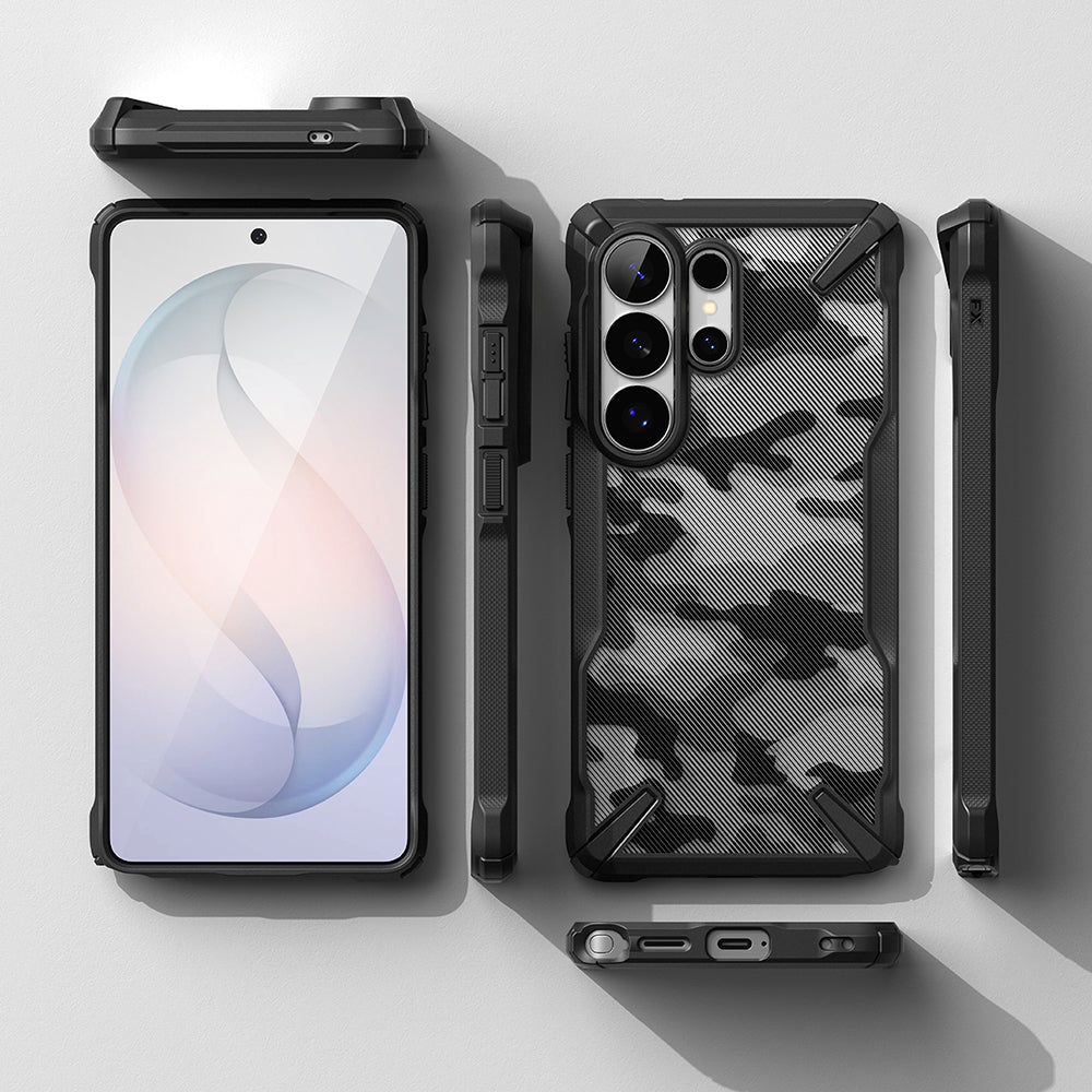 Hülle für Samsung Galaxy S26 Ultra, Ringke, Fusion X, Tarnmuster