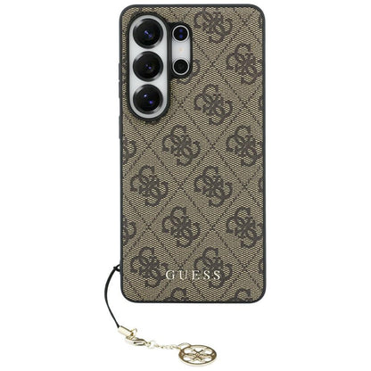 Hülle für Samsung Galaxy S26 Ultra S948, Guess, 4G Classic Logo Charm, Braun