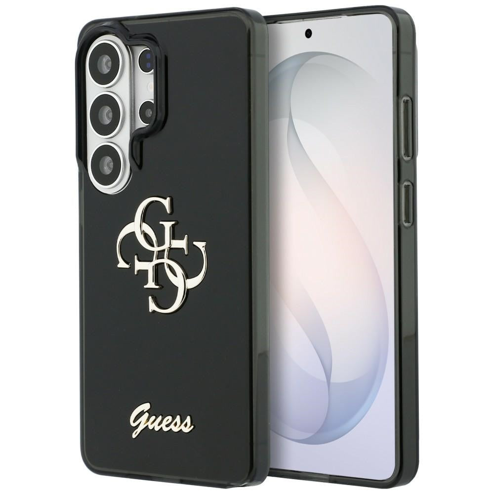 Hülle für Samsung Galaxy S26 Ultra S948, Guess, IML Big Metal 4G Script, Schwarz