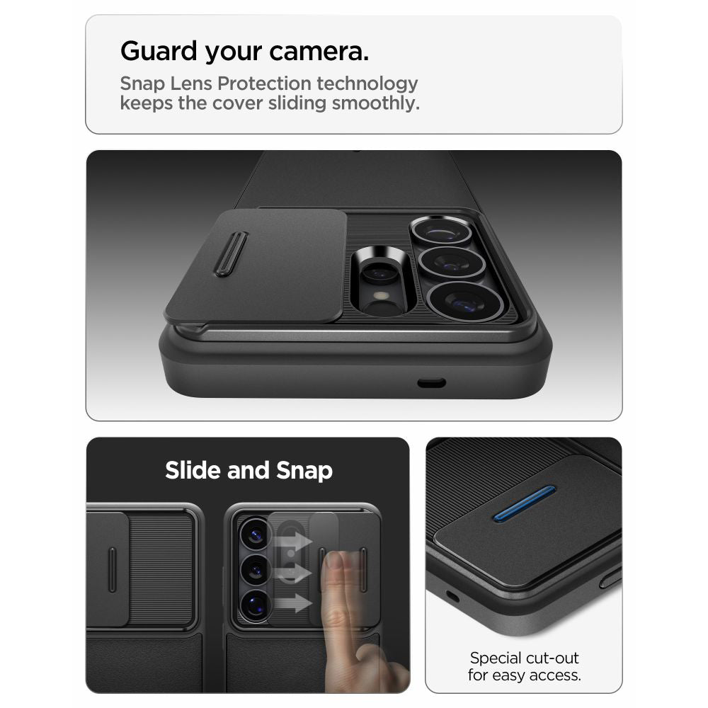 Hülle für Samsung Galaxy S26 Ultra S948, Spigen, Optik Armor, Schwarz ACS10687