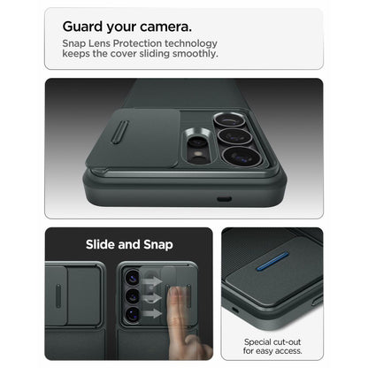 Case for Samsung Galaxy S26 Ultra S948, Spigen, Optik Armor, Green ACS10688