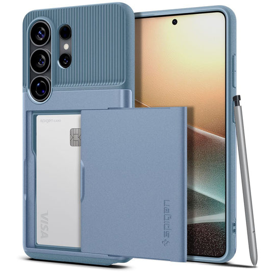 Hülle für Samsung Galaxy S26 Ultra S948, Spigen, Slim Armor CS, Blau ACS11225