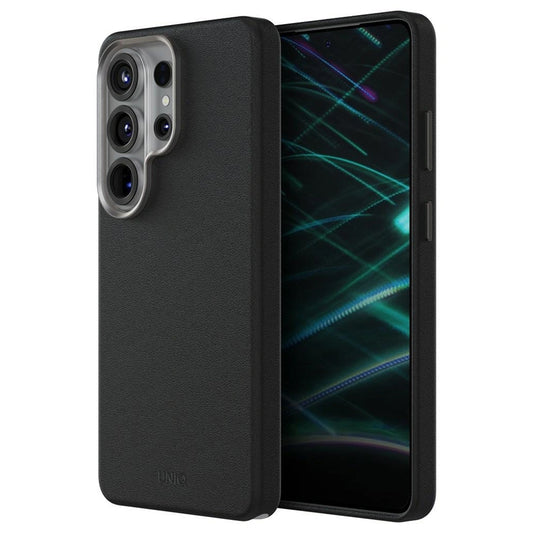 Hülle für Samsung Galaxy S26 Ultra S948, UNIQ, Lyden Leatherette, Schwarz