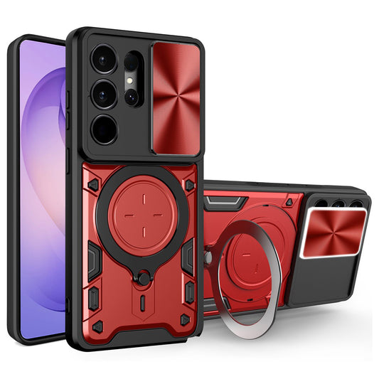 Case for Samsung Galaxy S26 Ultra, Techsuit, CamGuard Pro, Red