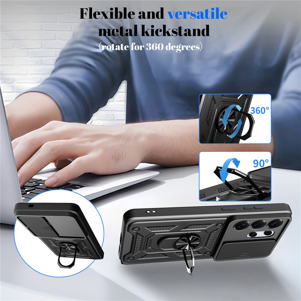 Hülle für Samsung Galaxy S26 Ultra, Techsuit, CamShield, Roségold