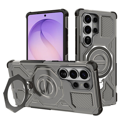 Hülle für Samsung Galaxy S26 Ultra, Techsuit, Carbon Shield Pro, Rauchfarben