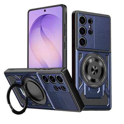 Hülle für Samsung Galaxy S26 Ultra, Techsuit, RuggedCam, Blau