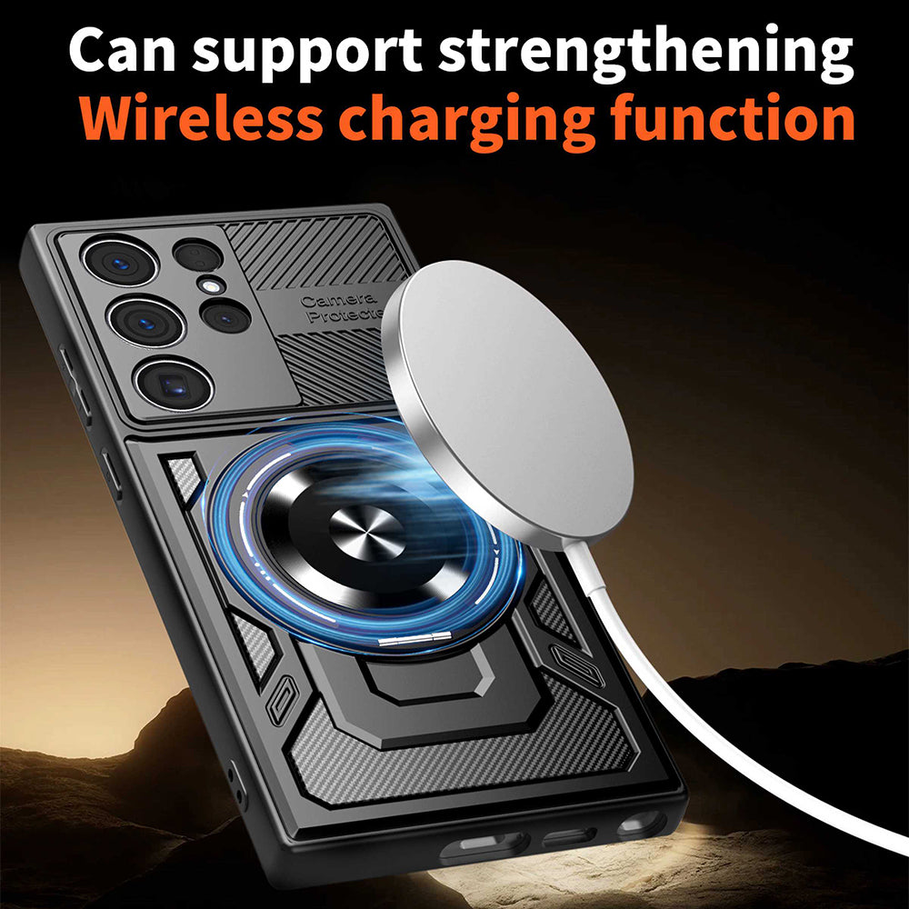 Hülle für Samsung Galaxy S26 Ultra, Techsuit, RuggedCam, Blau