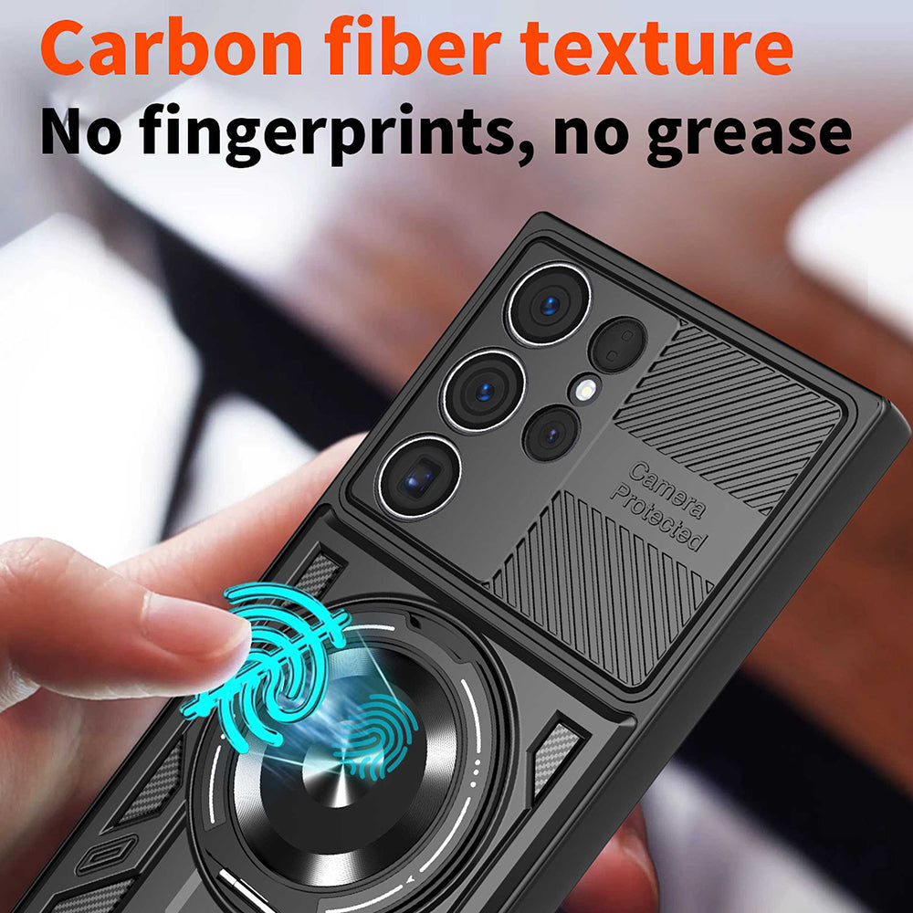 Hülle für Samsung Galaxy S26 Ultra, Techsuit, RuggedCam, Grau