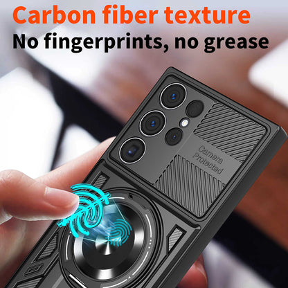 Hülle für Samsung Galaxy S26 Ultra, Techsuit, RuggedCam, Schwarz