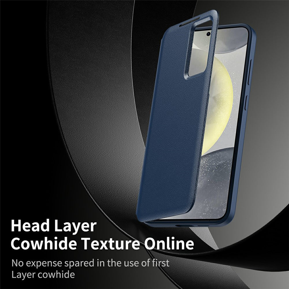 Hülle für Samsung Galaxy S26 Ultra, Techsuit, SmartView, Blau