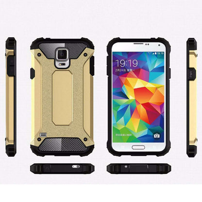 Hülle für Samsung Galaxy S5 G900, Techsuit, Hybrid Armor, Schwarz