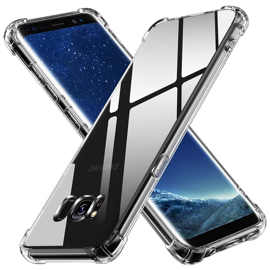 Hülle für Samsung Galaxy S8+ G955, Techsuit, stoßfest klar, transparent