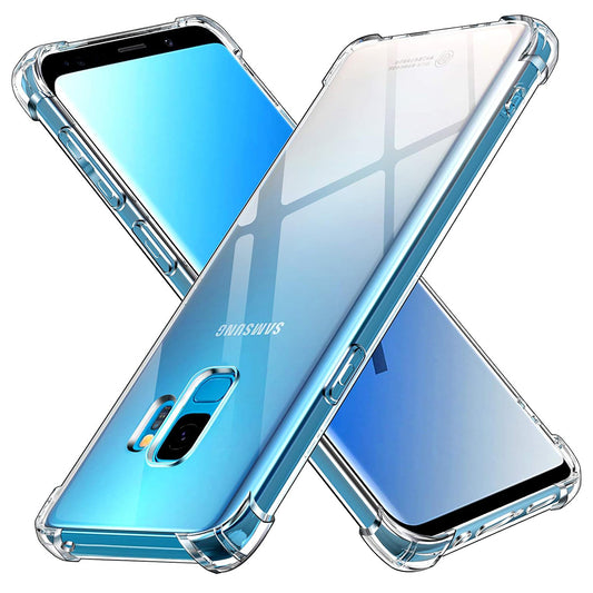 Hülle für Samsung Galaxy S9 G960, Techsuit, stoßfest klar, transparent