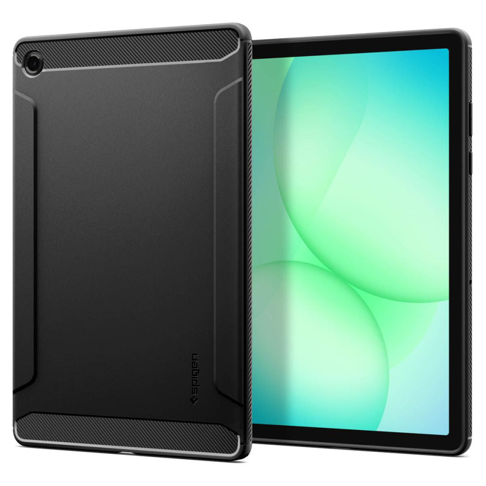 Hülle für Samsung Galaxy Tab A11+, Spigen, Rugged Armor, Mattschwarz