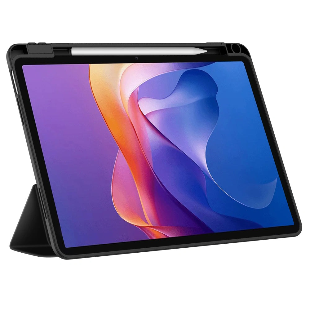 Hülle für Samsung Galaxy Tab A11+ / Tab A9+, Techsuit, Flex Trifold, Grün