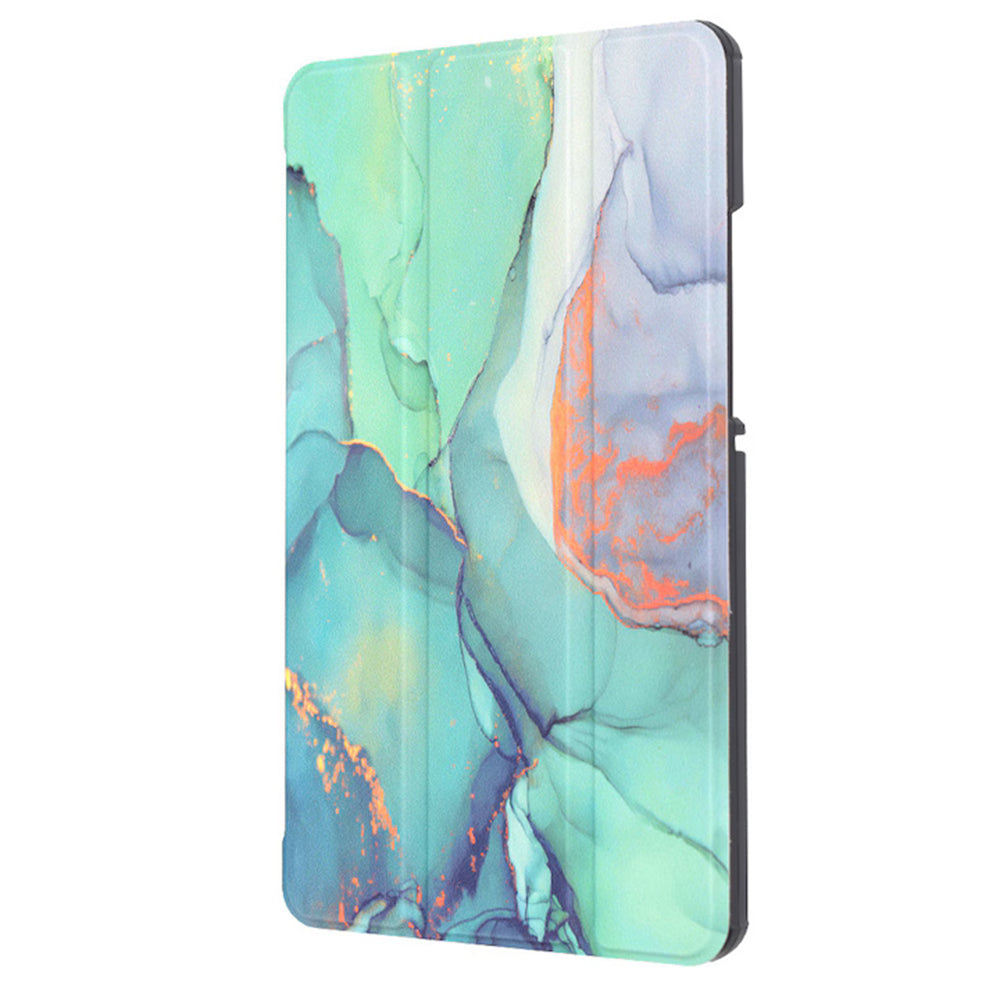 Hülle für Samsung Galaxy Tab A11+ / Tab A9+, Techsuit, FoldPro Green Time, Mehrfarbig