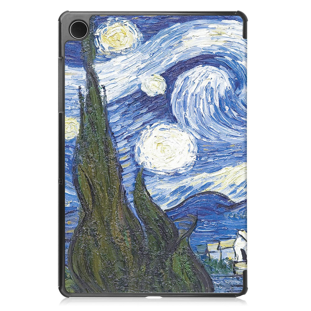 Hülle für Samsung Galaxy Tab A11+ / Tab A9+, Techsuit, FoldPro Starry Night, Mehrfarbig