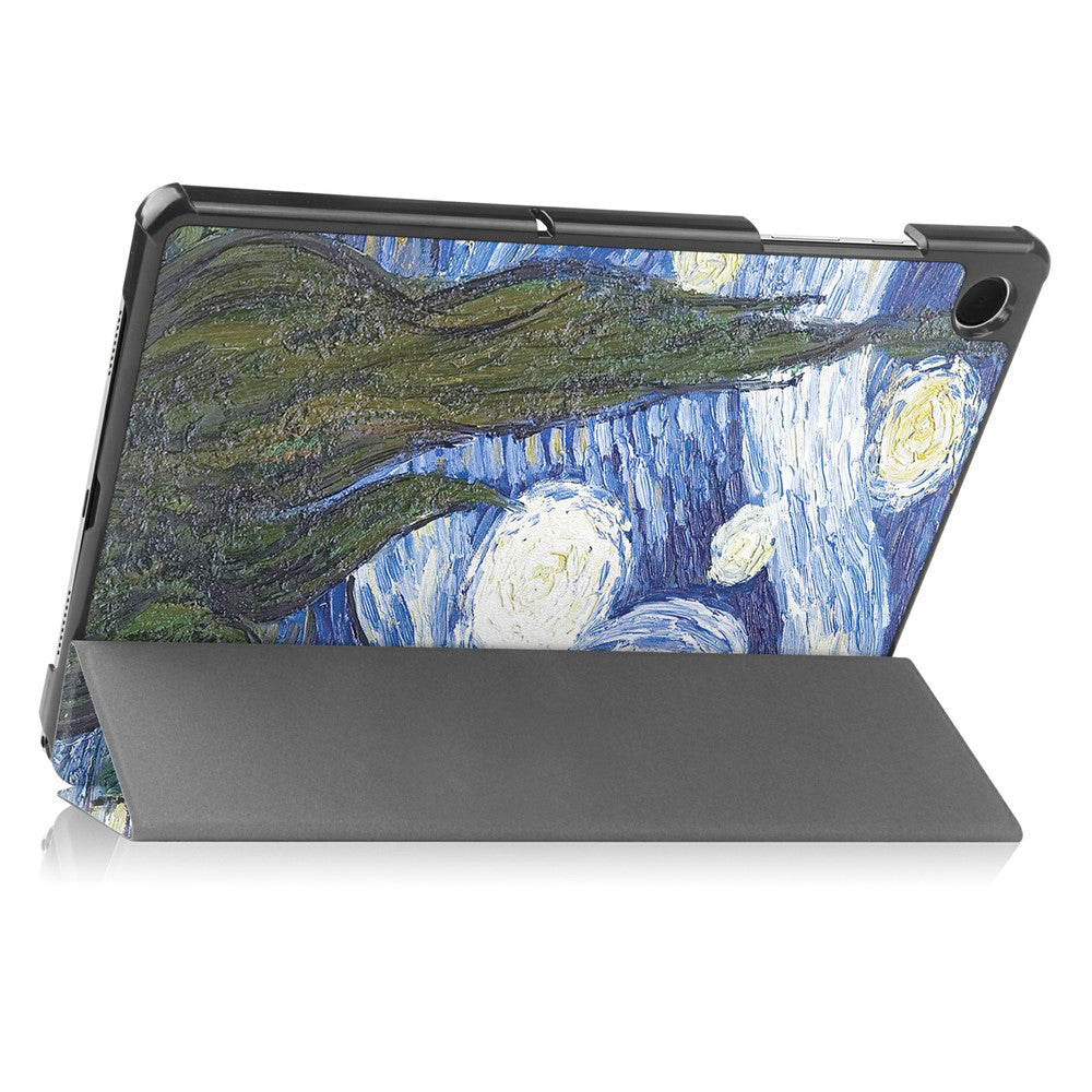 Hülle für Samsung Galaxy Tab A11+ / Tab A9+, Techsuit, FoldPro Starry Night, Mehrfarbig