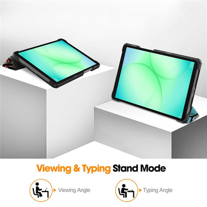 Hülle für Samsung Galaxy Tab A11 / Tab A9, Techsuit, FoldPro Urban, Mehrfarbig