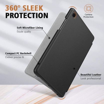 Hülle für Samsung Galaxy Tab A7 Lite, Techsuit, FoldPro, Schwarz