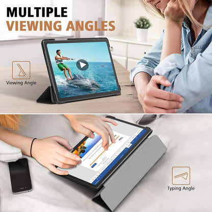 Hülle für Samsung Galaxy Tab A7 Lite, Techsuit, FoldPro, Schwarz
