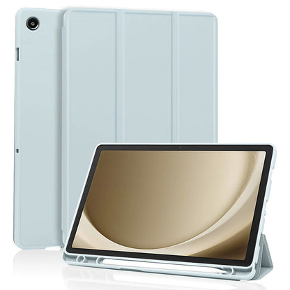 Hülle für Samsung Galaxy Tab A11+ / Tab A9+, Techsuit, Flex Trifold, Blau