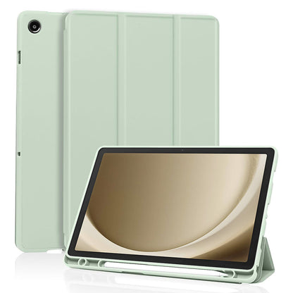 Hülle für Samsung Galaxy Tab A9+, Techsuit, Flex Trifold, Matcha Grün