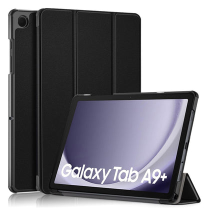 Hülle für Samsung Galaxy Tab A9+, Techsuit, FoldPro, Schwarz