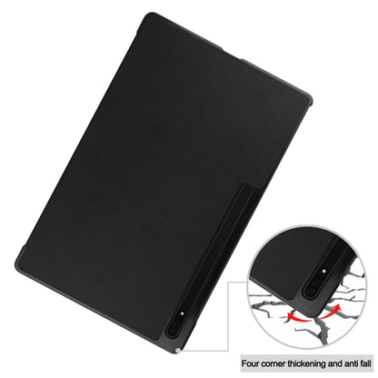 Hülle für Samsung Galaxy Tab S10+ / Tab S9 FE+ / Tab S9+, Techsuit, FoldPro, Schwarz