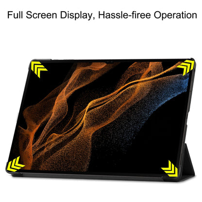 Hülle für Samsung Galaxy Tab S10+ / Tab S9 FE+ / Tab S9+, Techsuit, FoldPro, Schwarz