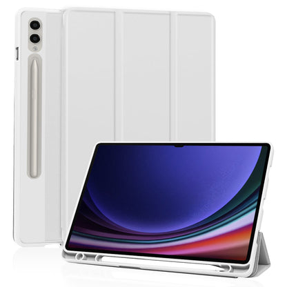 Hülle für Samsung Galaxy Tab S10 Ultra / Tab S9 Ultra, Techsuit, Flex Trifold, Grau