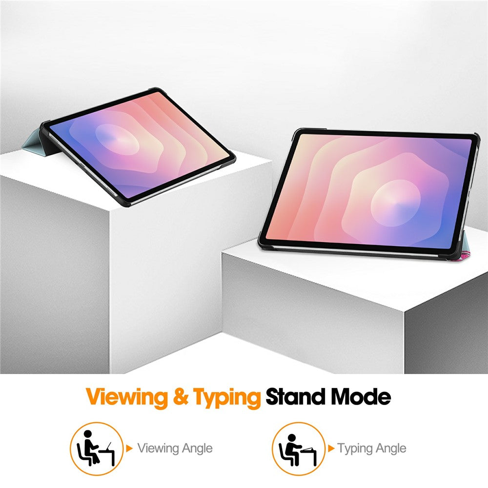 Hülle für Samsung Galaxy Tab S11, Techsuit, FoldPro Unicorn, Mehrfarbig