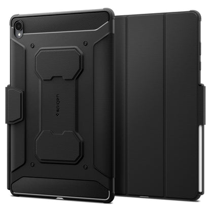 Hülle für Samsung Galaxy Tab S12 Plus, Spigen, Rugged Armor Pro, Schwarz ACS11822
